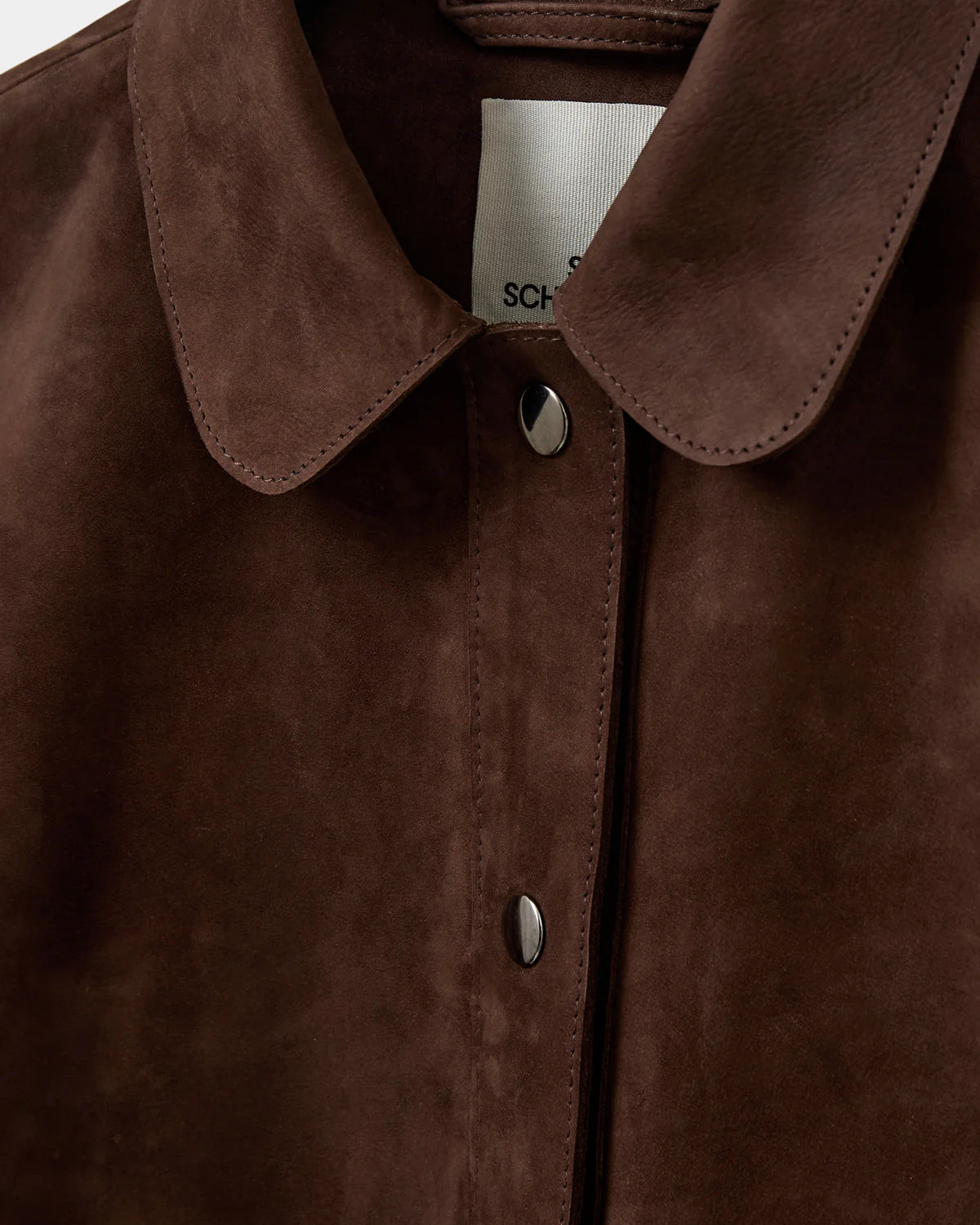 Sofie Schnoor MartinaSW Leather Jacket Dark Brown