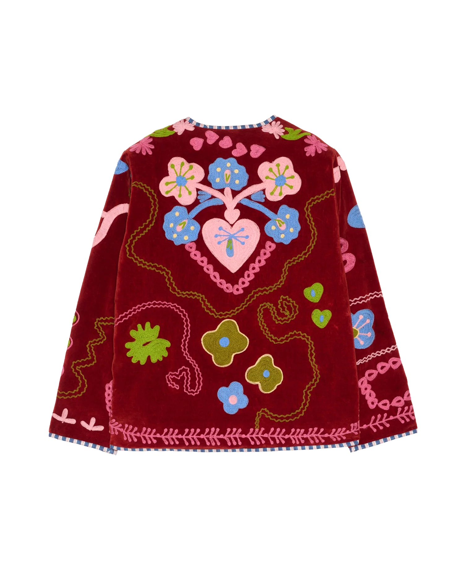 Sissel Edelbo Maggie Jacket SE 2025 FW26 Cotton Velvet Burgundy