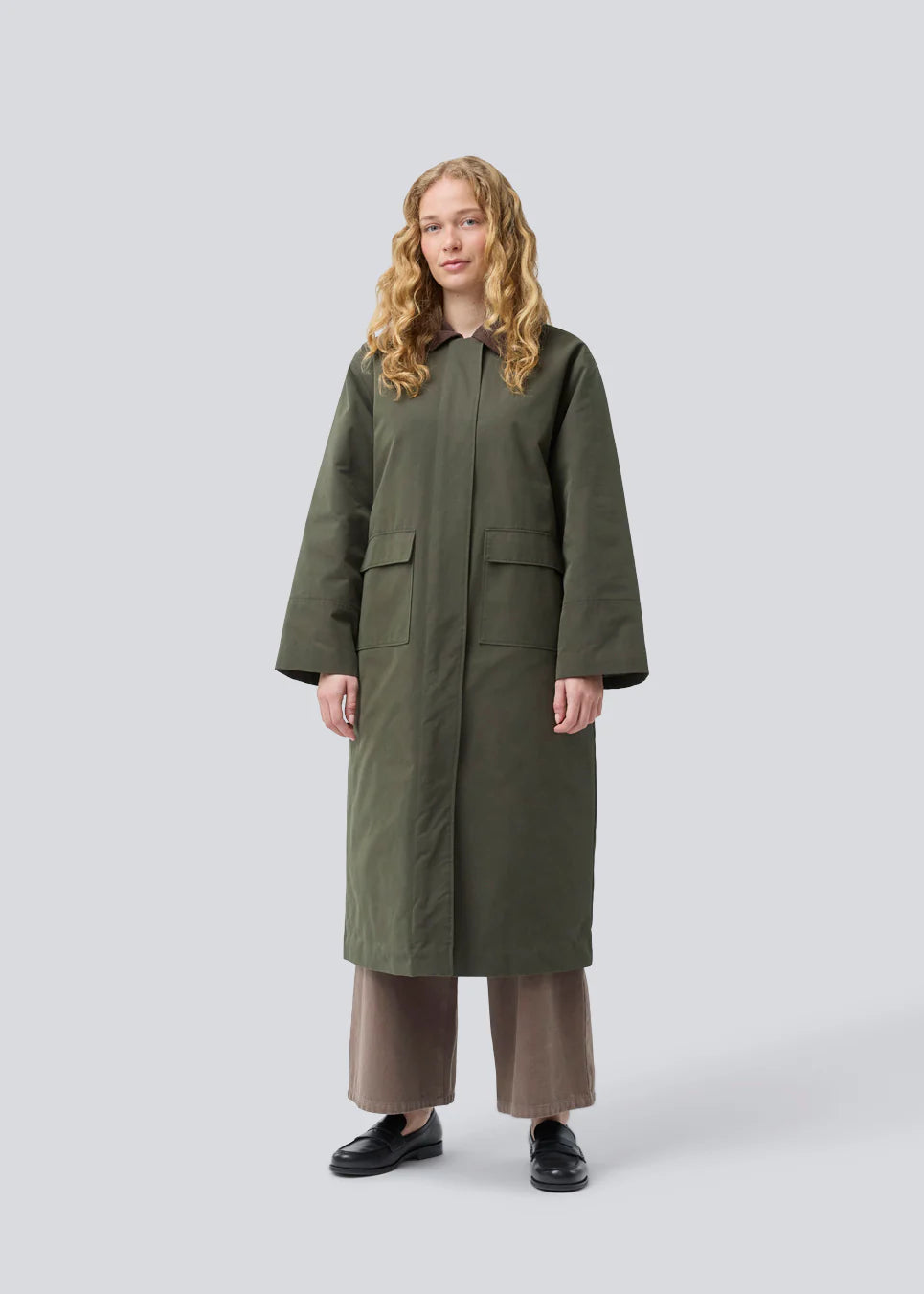 Modström Odettemd Coat Dark Army