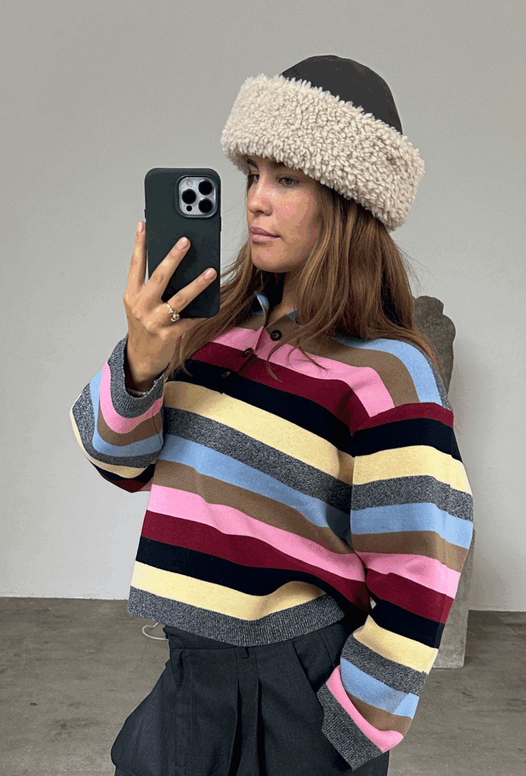 BOII Jisse Polo Multi Knit Multi