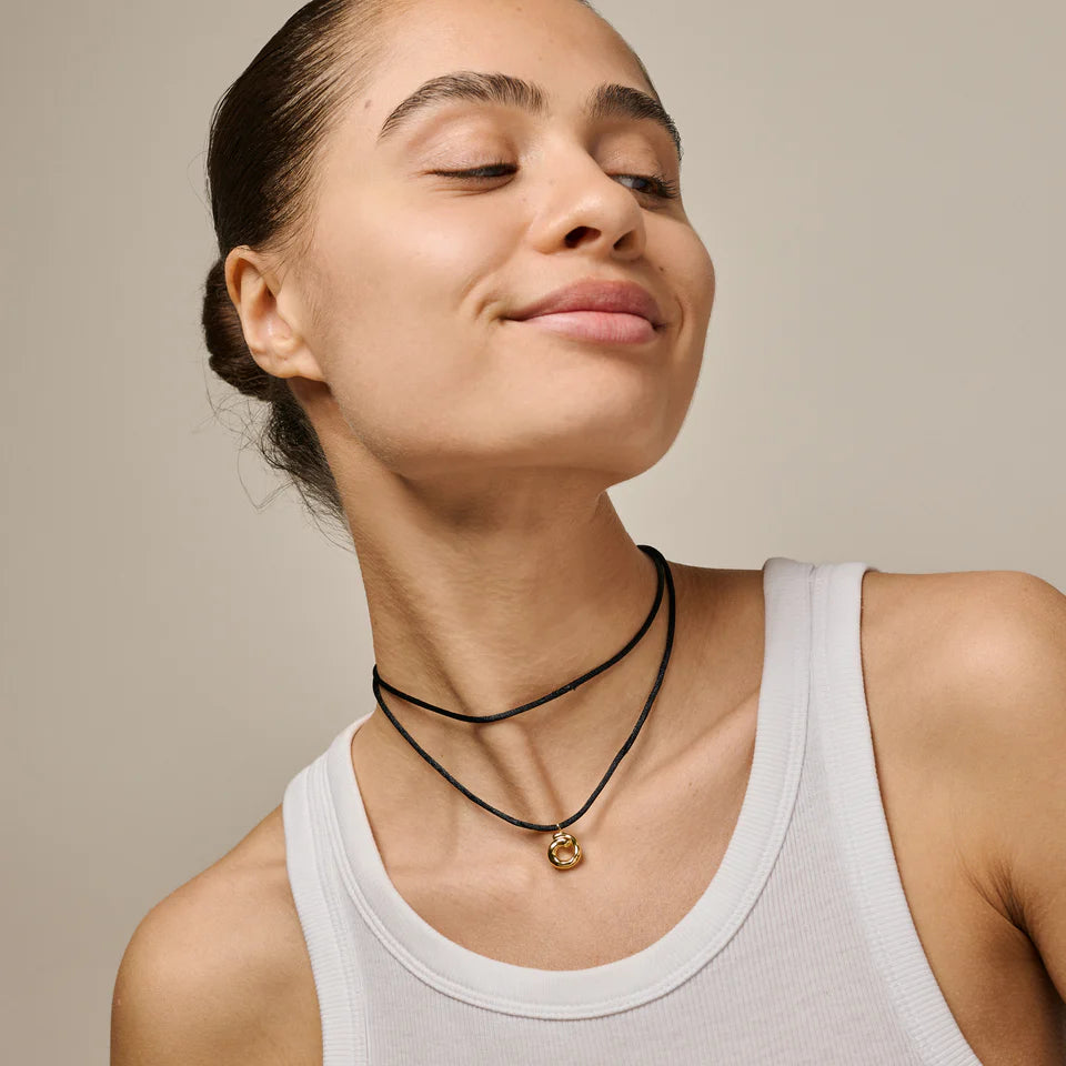 Enamel Necklace Sora Tie