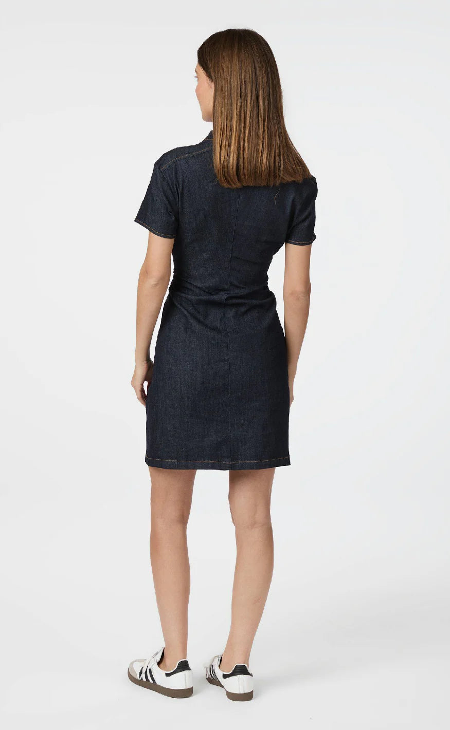 Neo Noir Abel Denim Dress 164622 Dark Blue