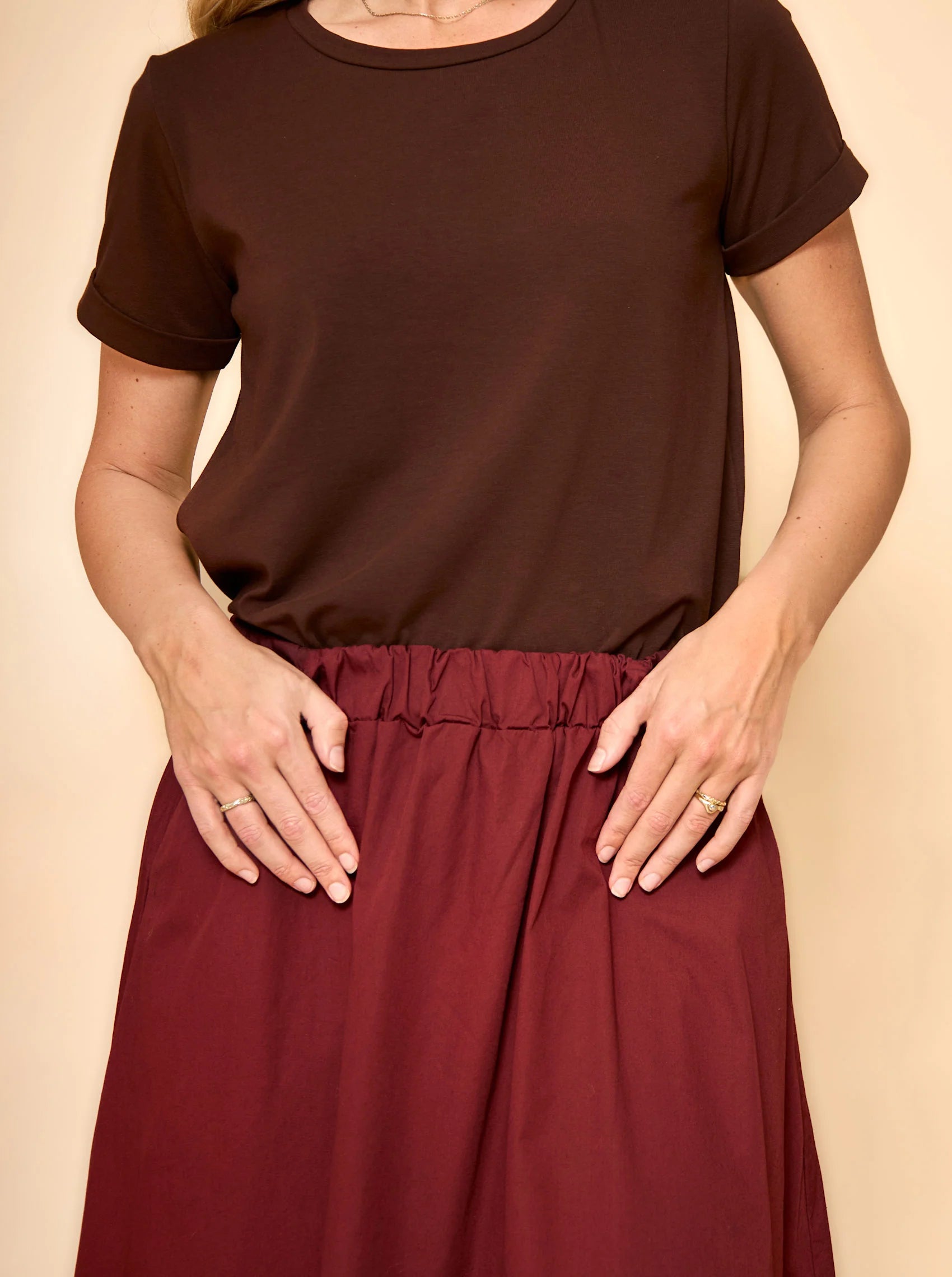 Black Colour BCMay SS Tee Coffee