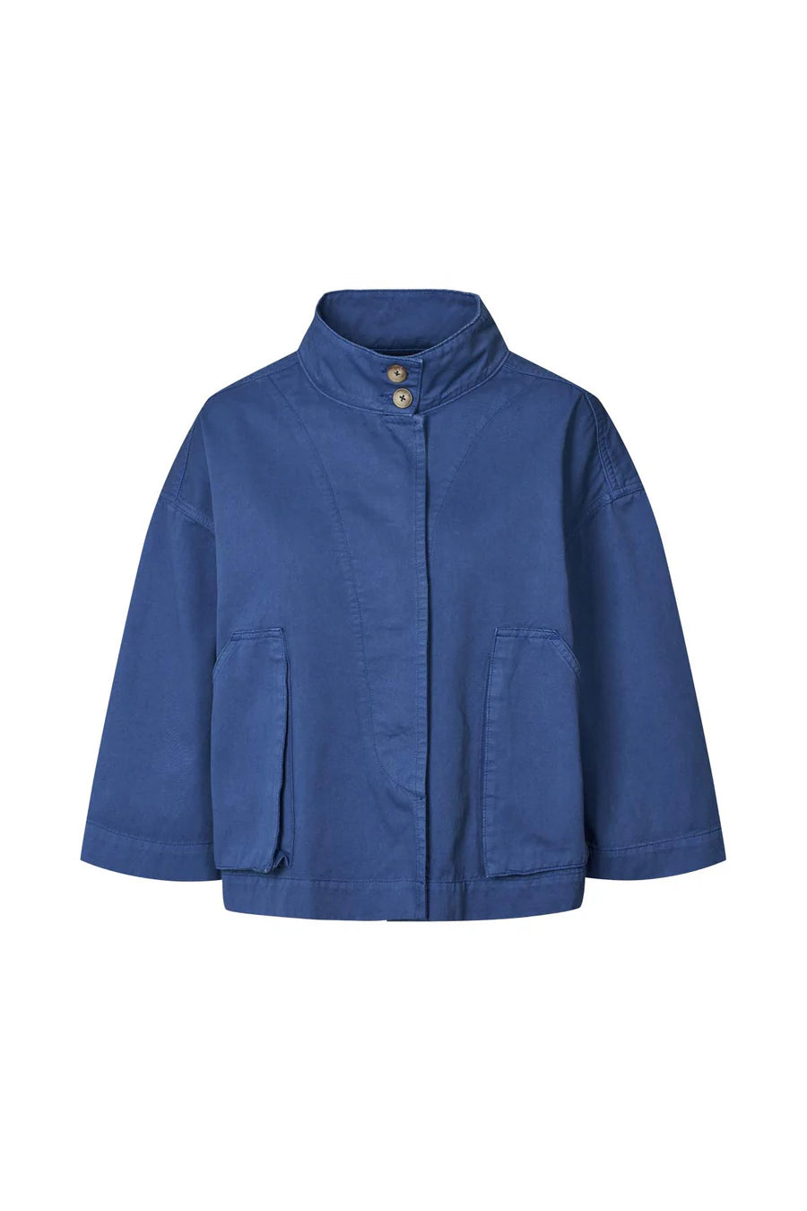 Rabens Saloner Katje Canvas Light Jacket Workewear Blue