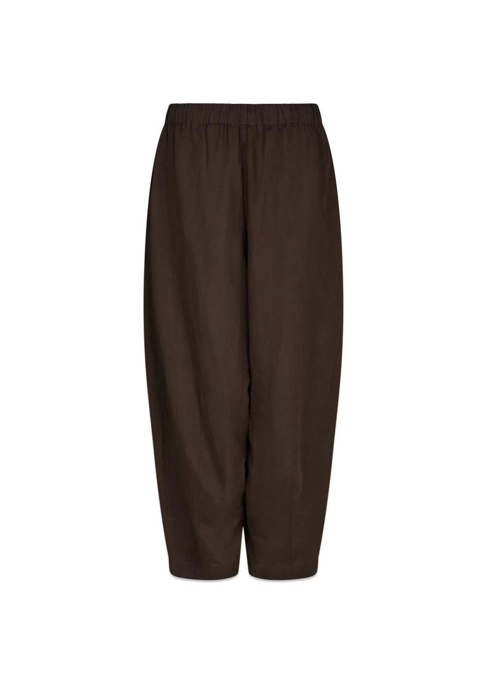 Neo Noir Prina Linen Pants Dark Brown
