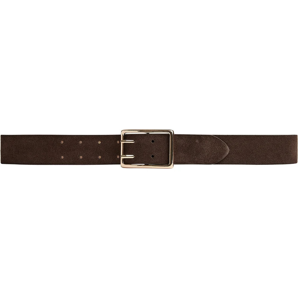 Depeche Suede Belt 17474 Dark Brown