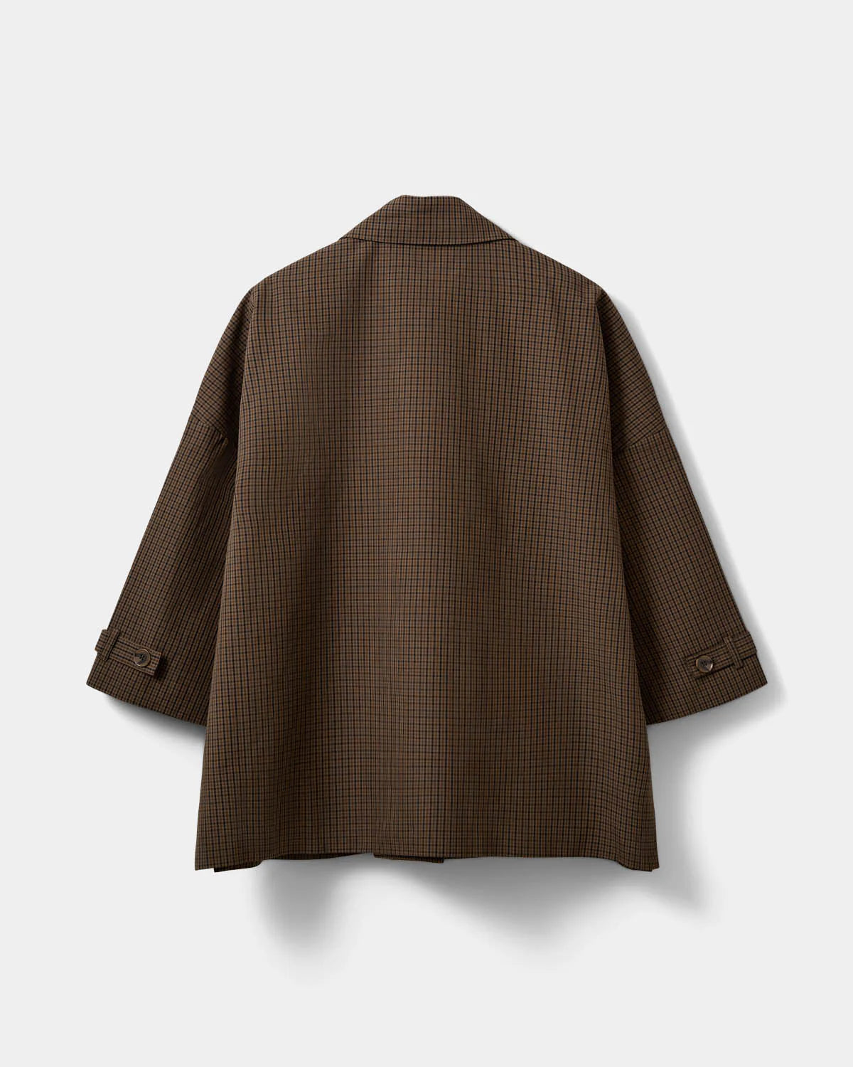 Sofies Schnoor SelinaSW Oversize Checked Coat Brown Check