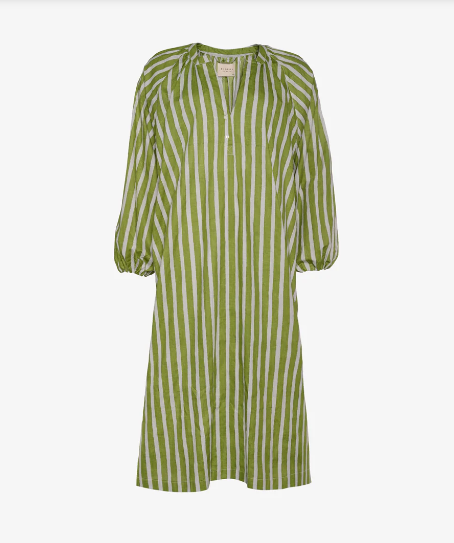 Sissel Edelbo Lara Organic Cotton Dress Kiwi