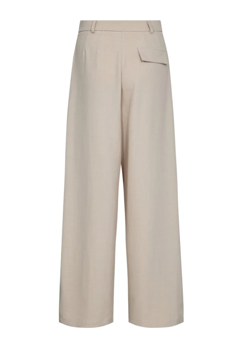 Co'couture NancyCC Pleat Pant Bone