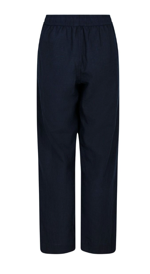 Neo Noir Sonar Linen Pants Navy