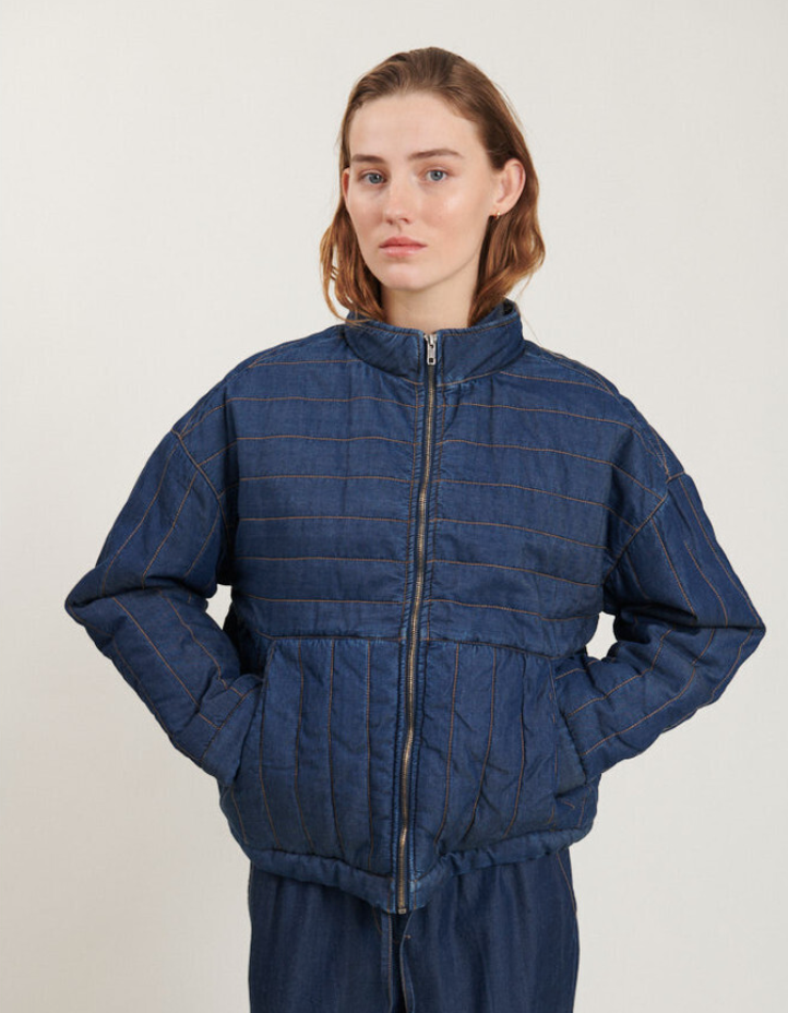 Basic Apparel Bine Jacket Mid Blue