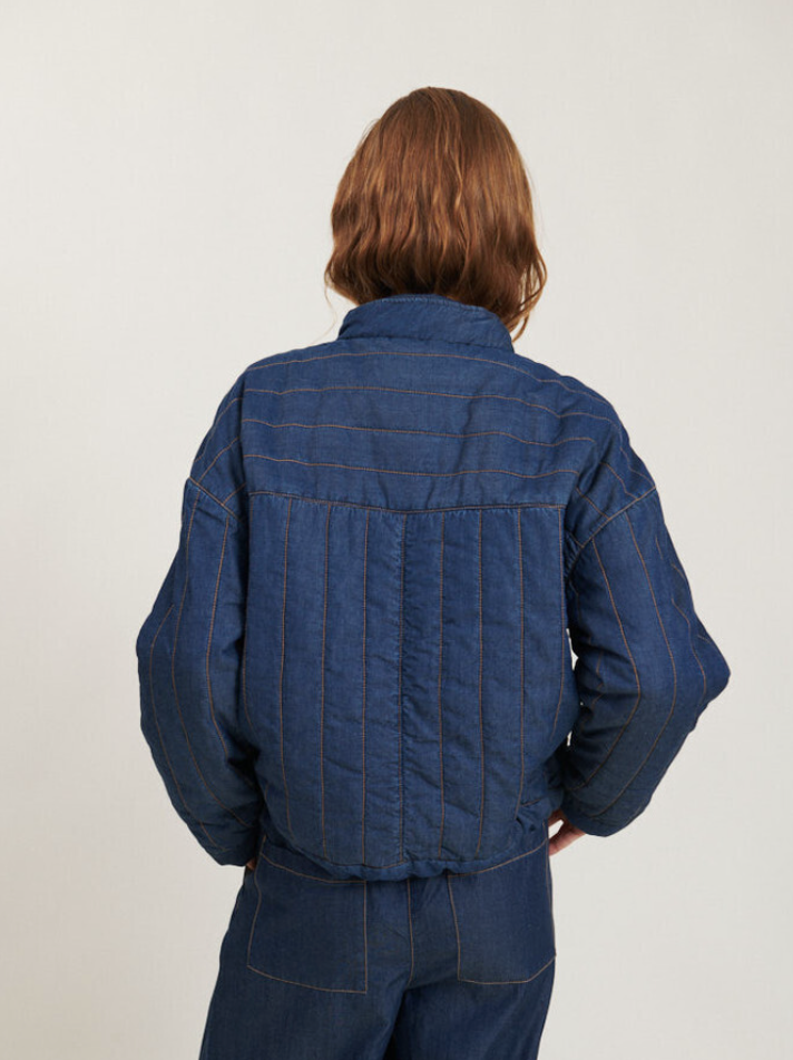 Basic Apparel Bine Jacket Mid Blue