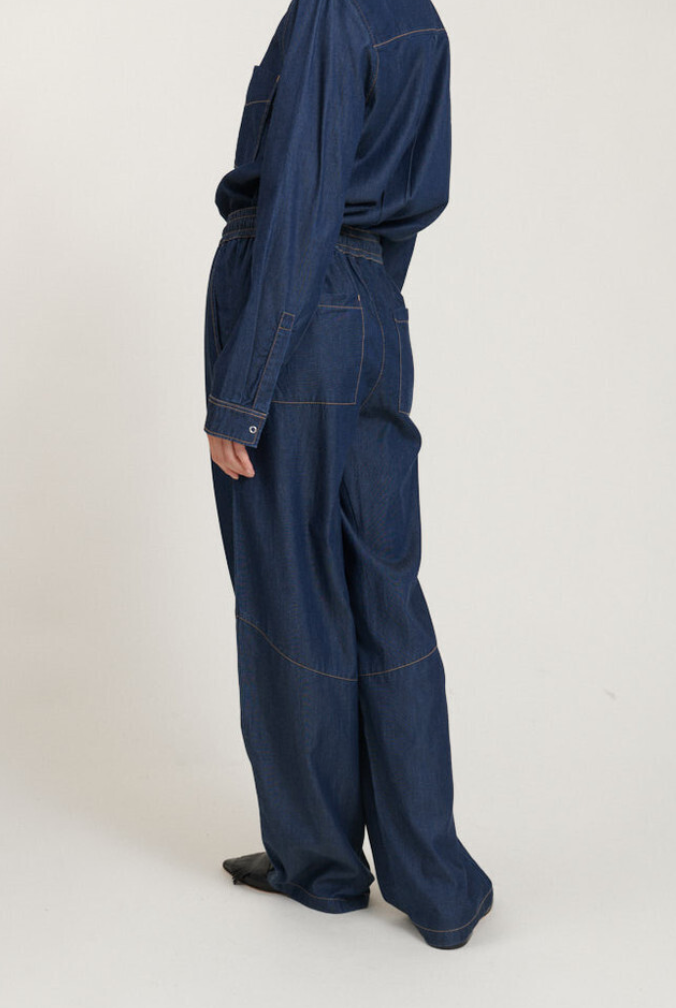 Basic Apparel Bine Pant Mid Blue