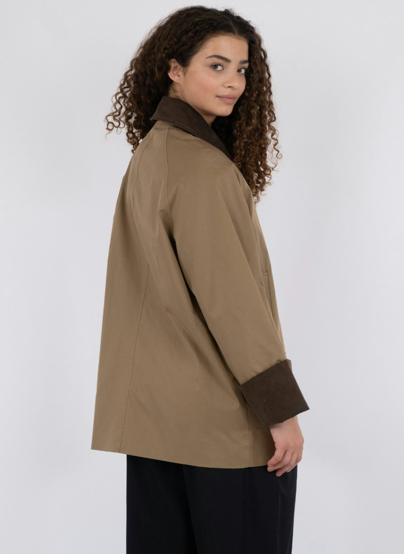 Neo Noir Anastacia Cord Jacket Khaki