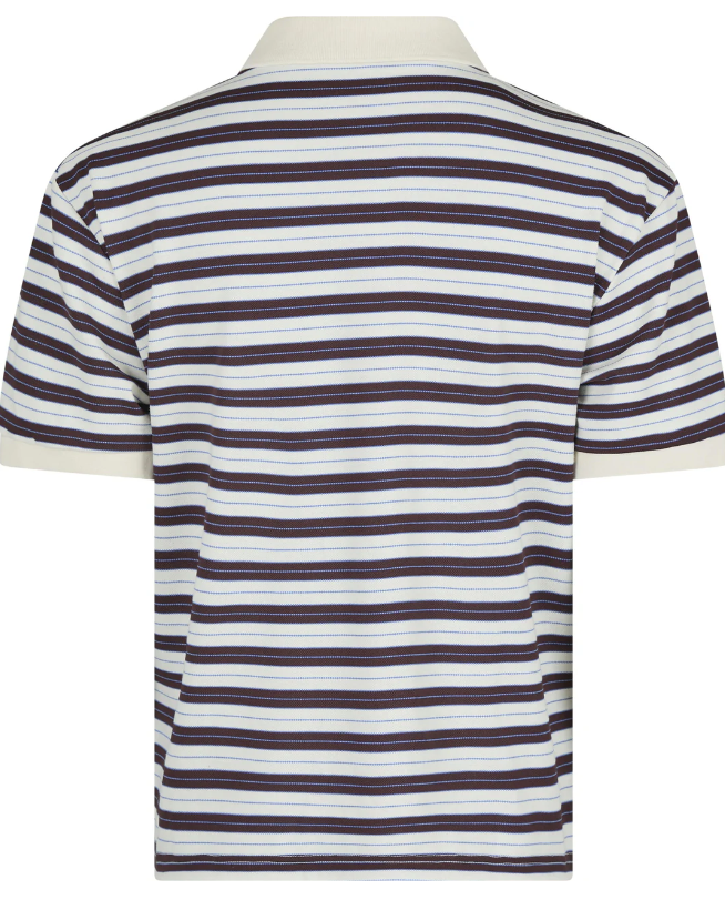 Neo Nori Beta Stripe Polo Tee Brown