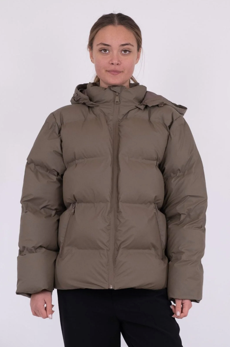 Neo Noir Fox C Puffer Jacket Dark Taupe