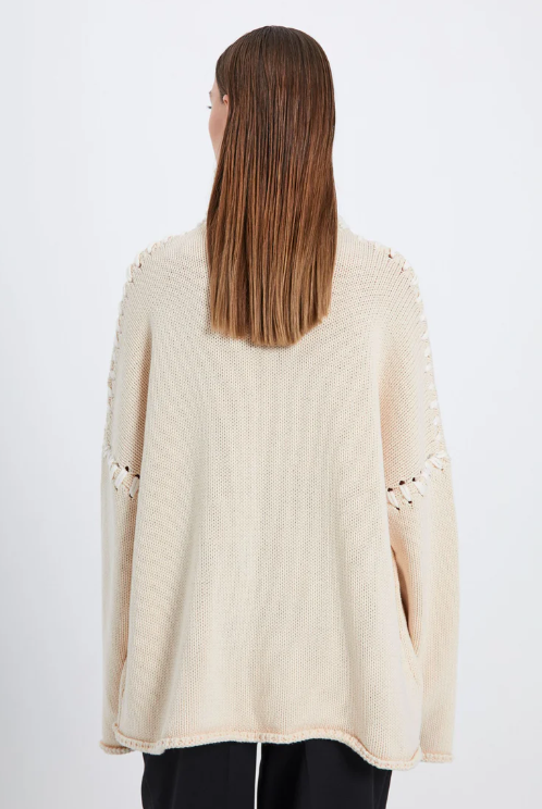 Norr Strings Knit Top 11862935 Off-White