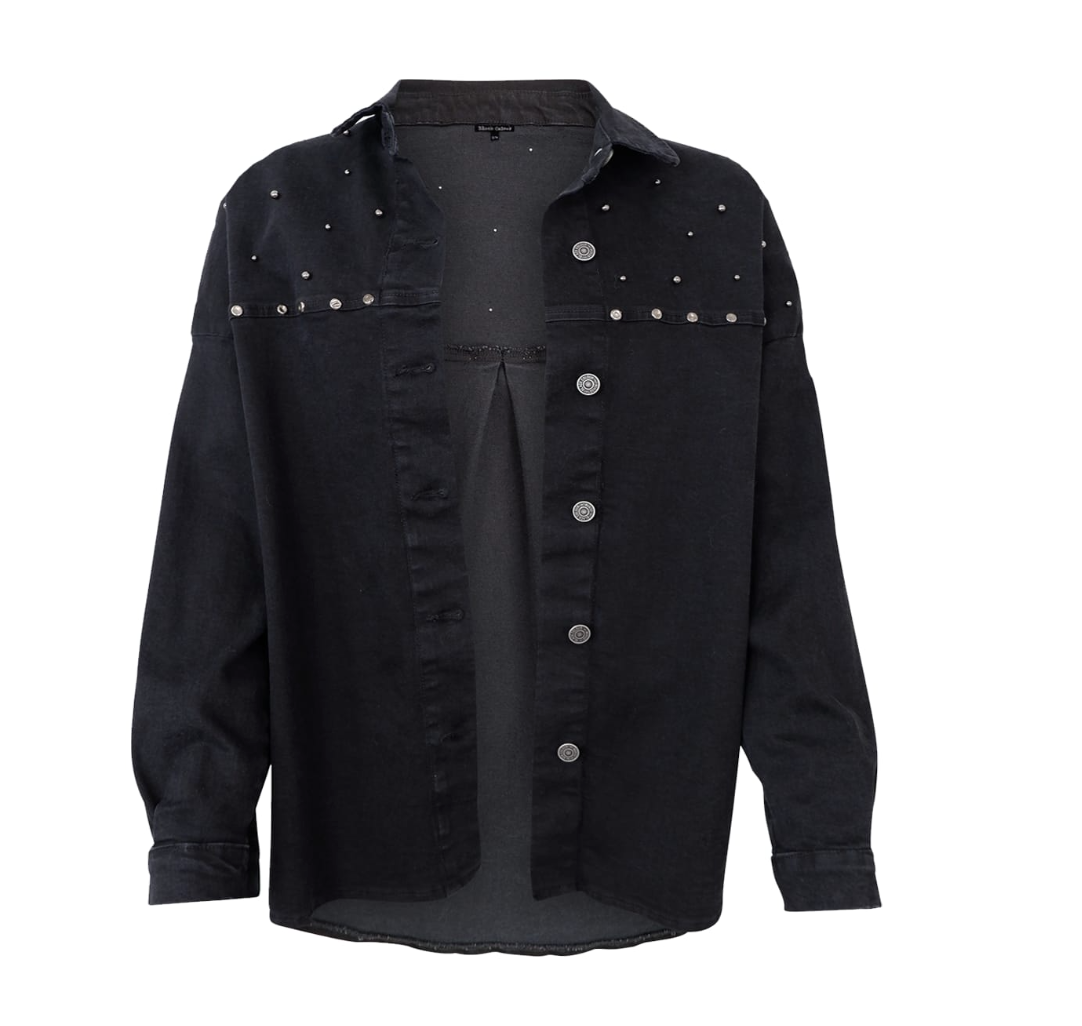 Black Colour Bcnessa Jeans Shirt jacket Black