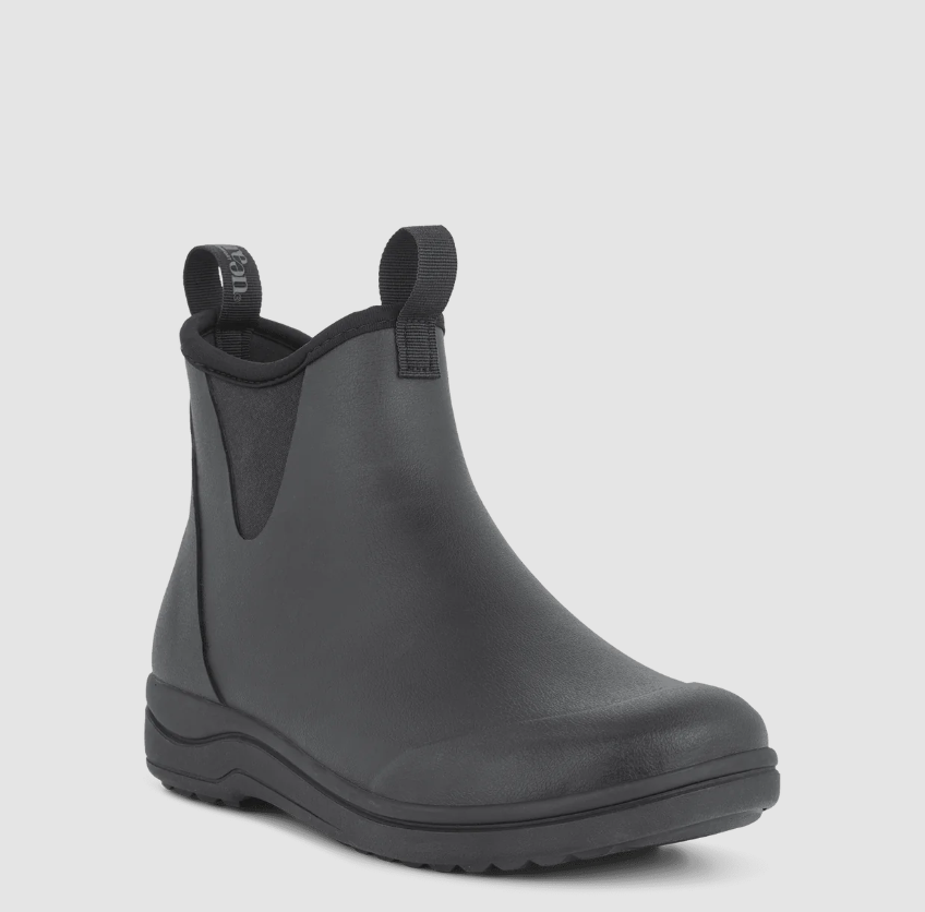 Green Comfort Rain Rubberboot Plain Black