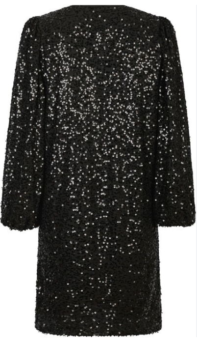 Neo Noir Manni Sequins Dress Black