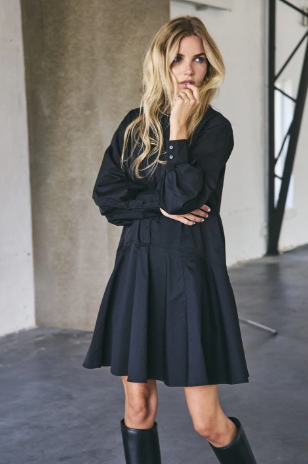 Co'Couture PoppyCC Shirt Dress Black