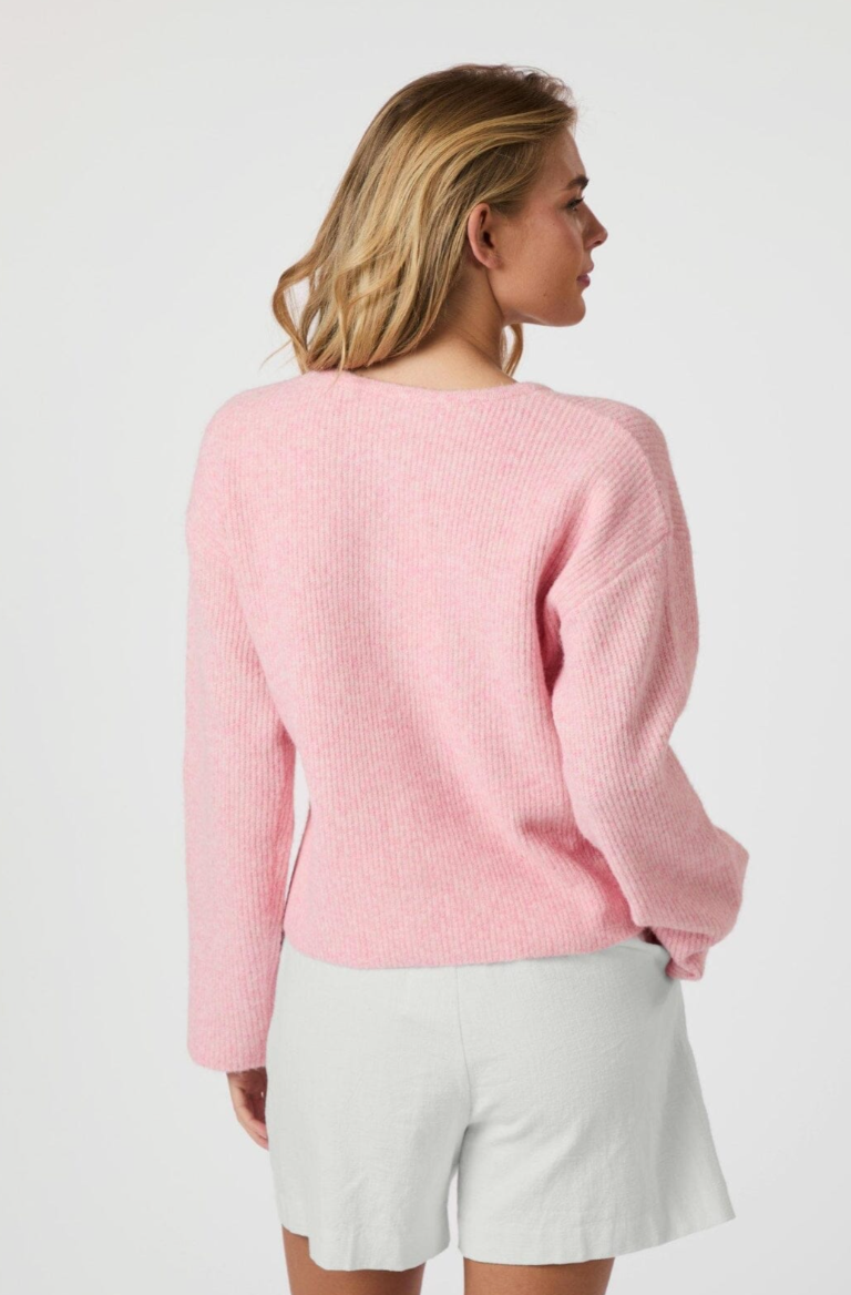 Neo Noir Vilja Knit Cardigan 164491 Pink