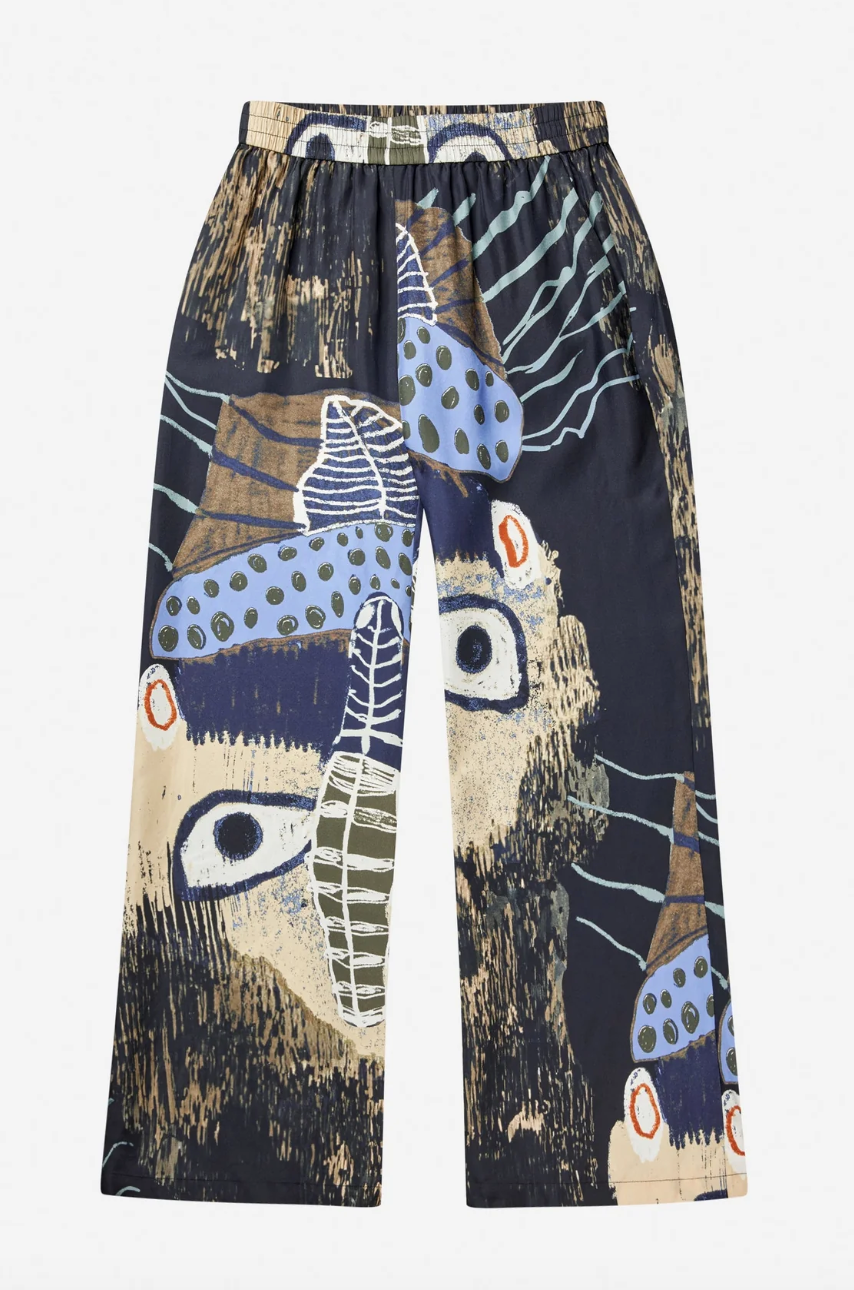Munthe Arum Pants Print Black