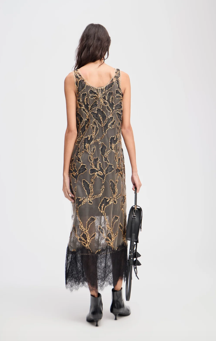 Munthe Lazo Dress Gold