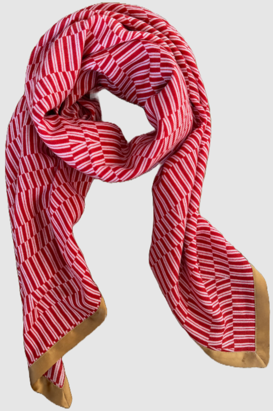 Mind Of Line Lines Scarf Red