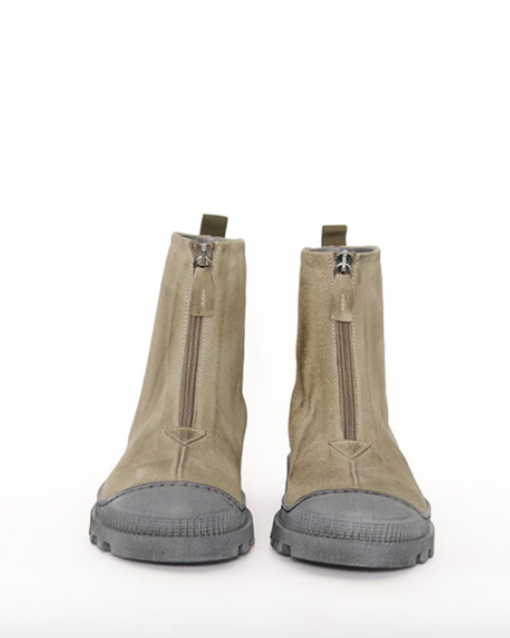 LOFINA Boots Short With Zipper 16-967 Gasoline Atmosfera