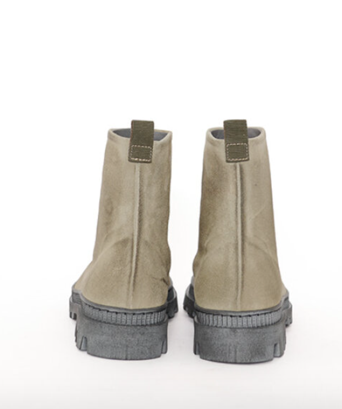 LOFINA Boots Short With Zipper 16-967 Gasoline Atmosfera