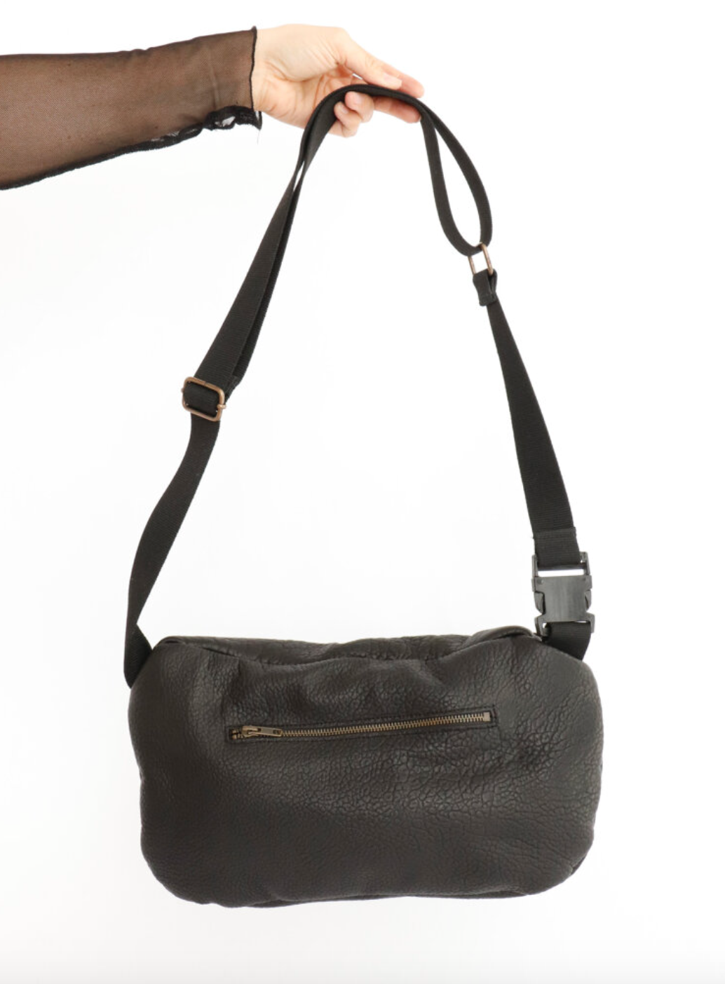 SORT AARHUS SA-Adele Bag Shrunk Leather Black