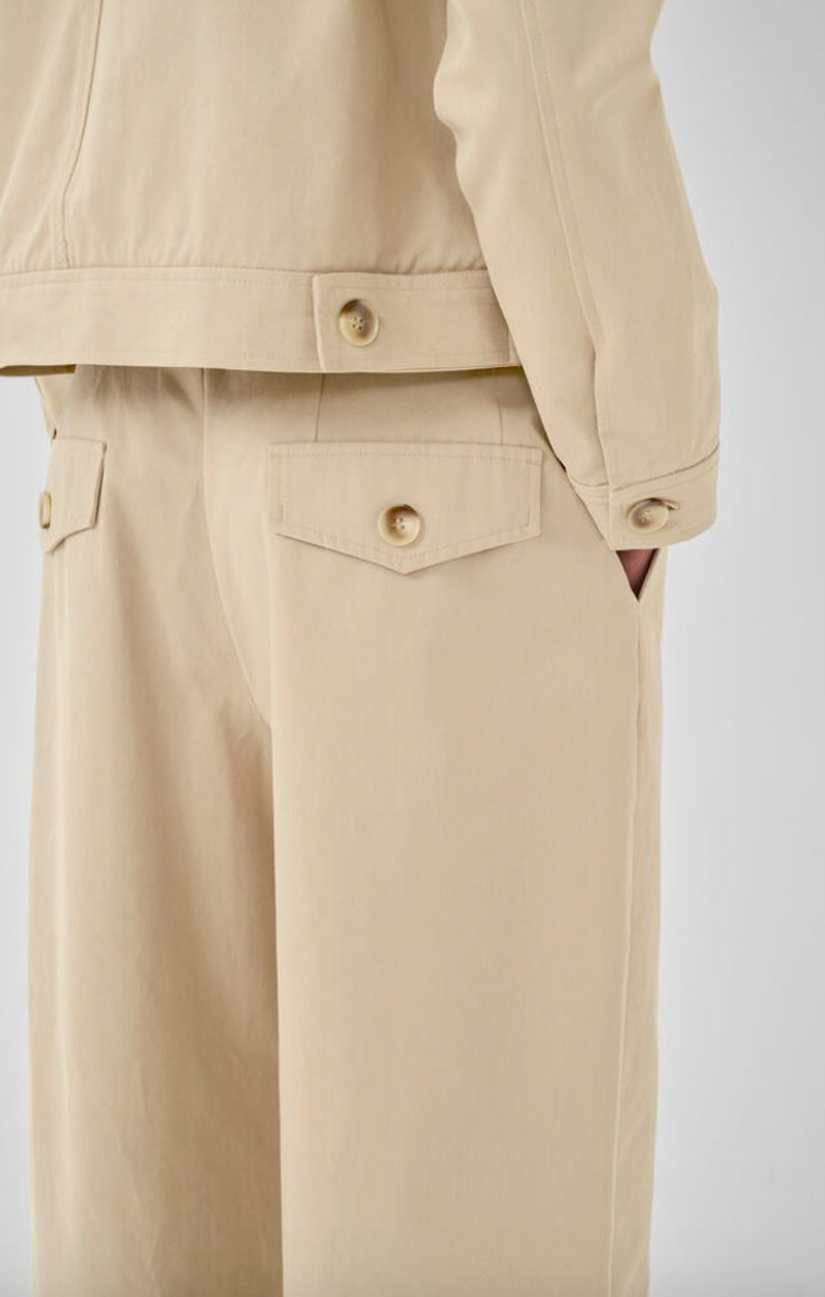 My Essential Wardrobe CindyMW Pant Feather Beige