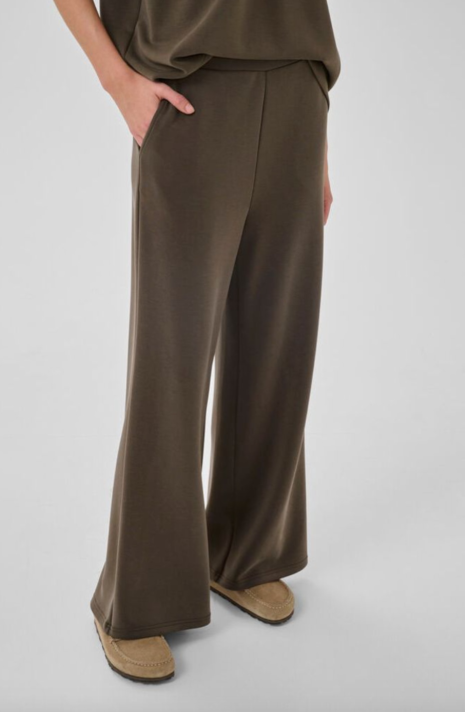 My Essential Wardrobe MWHelle Wide Pant Major Brown