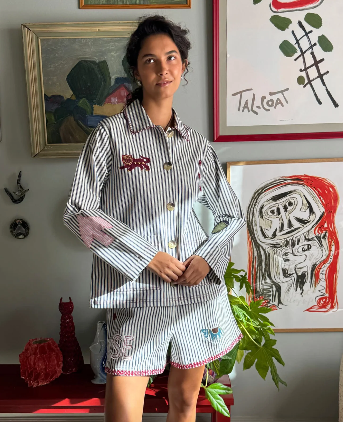 Sissel Edelbo My Jacket Milk Lad - Leftover Fabric