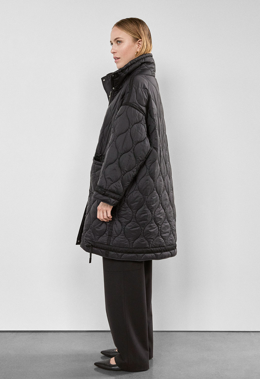 WITHBLACK WBLAlba Quilted Coat Black