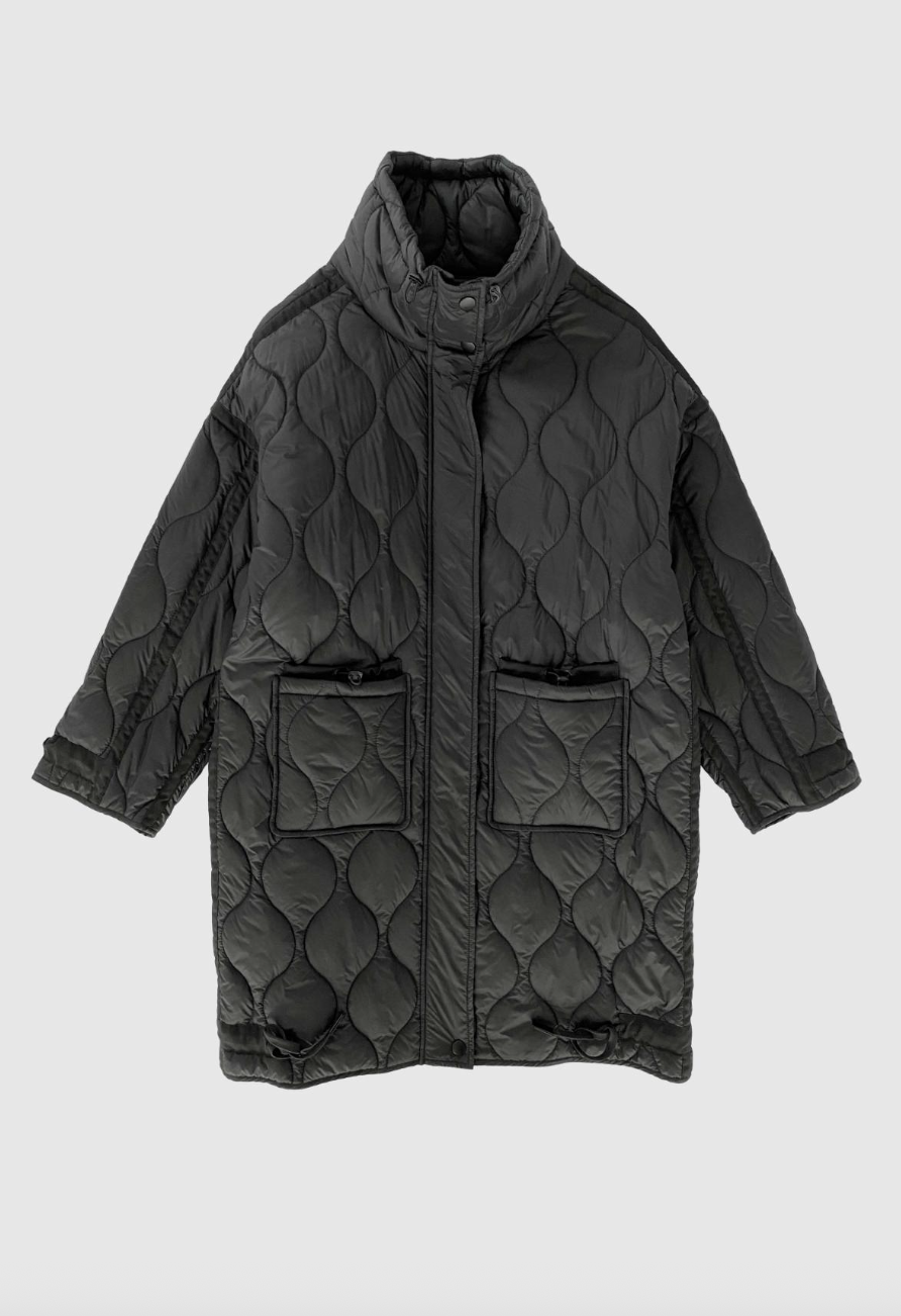 WITHBLACK WBLAlba Quilted Coat Black