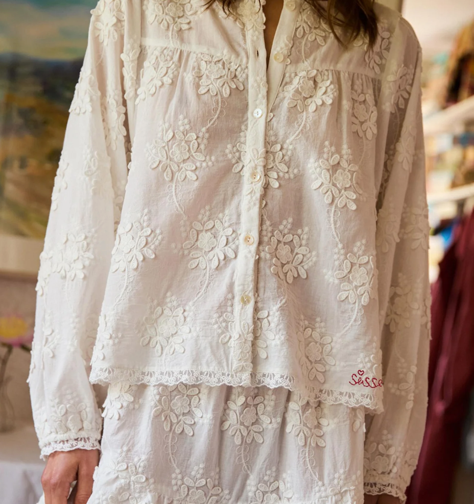 Sissel Edelbo Delphine Top Off White
