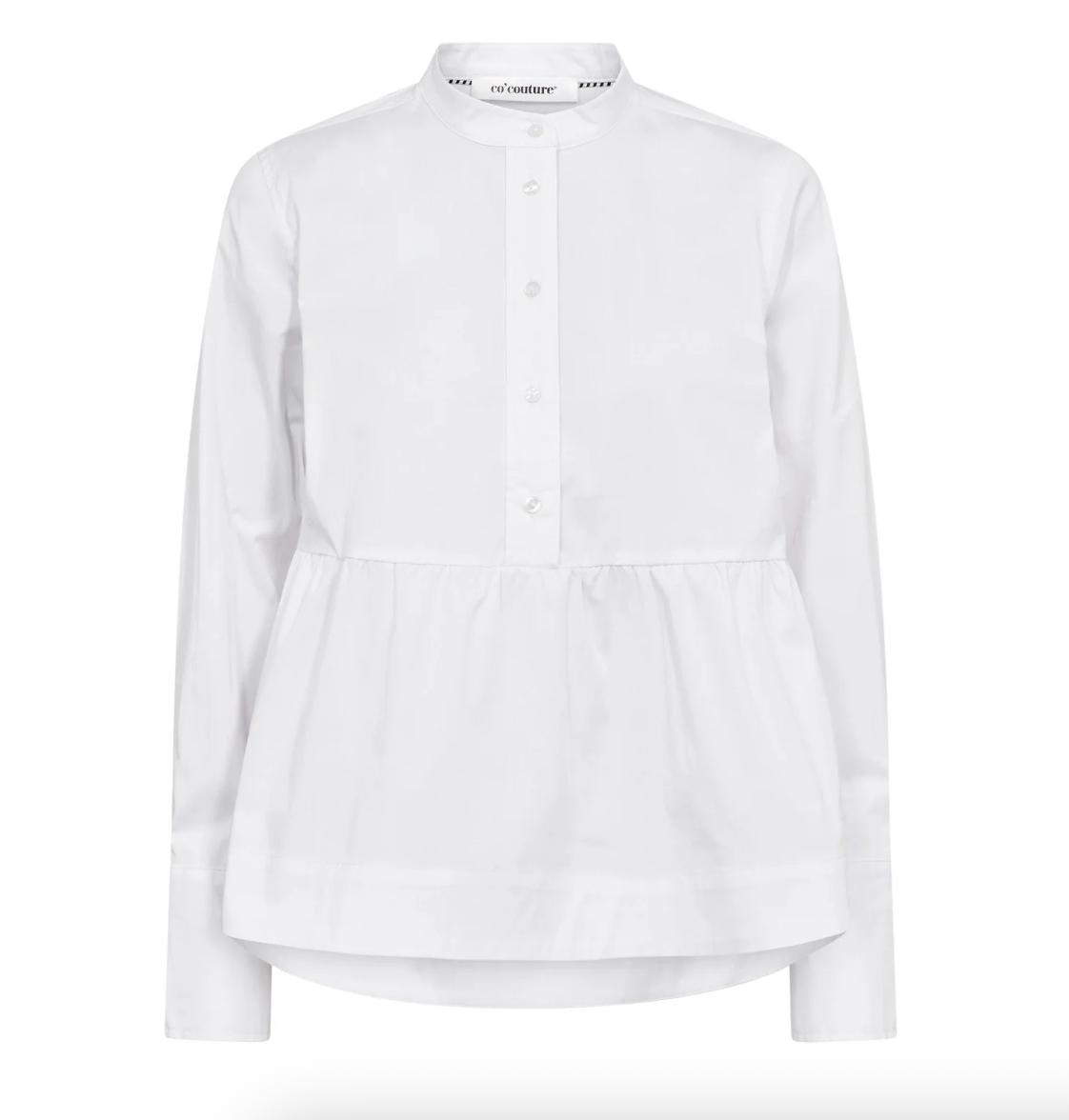 Co'Couture PoppyCC LS Flare Blouse 500025 White