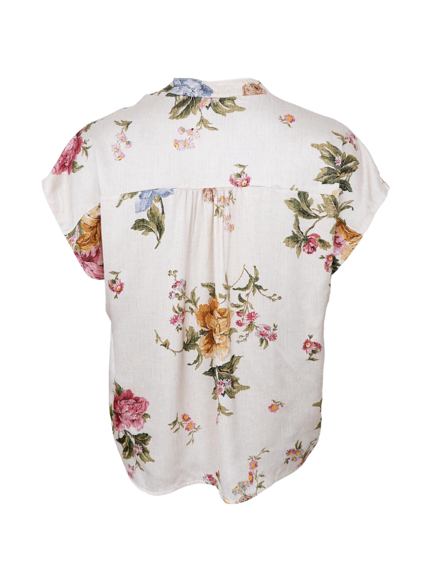Black Colour BCZalina SS Blouse Creme