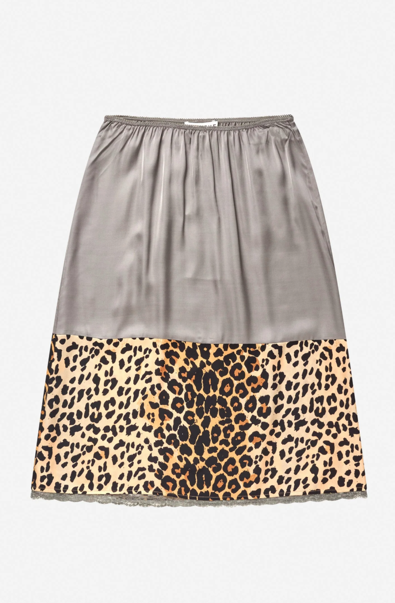 Munthe Vatosha Slip Skirt Print Animal