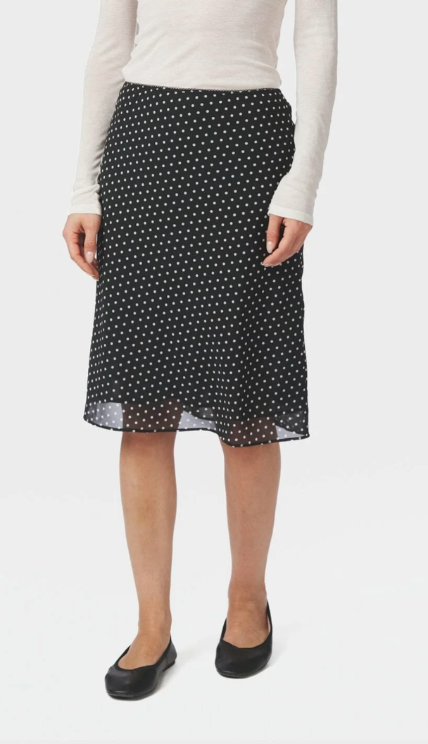 Neo Noir Mindie mini Dot Skirt Black