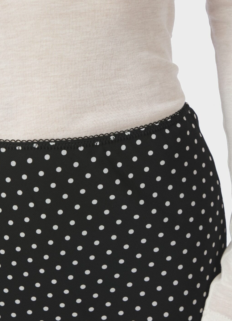 Neo Noir Mindie mini Dot Skirt Black