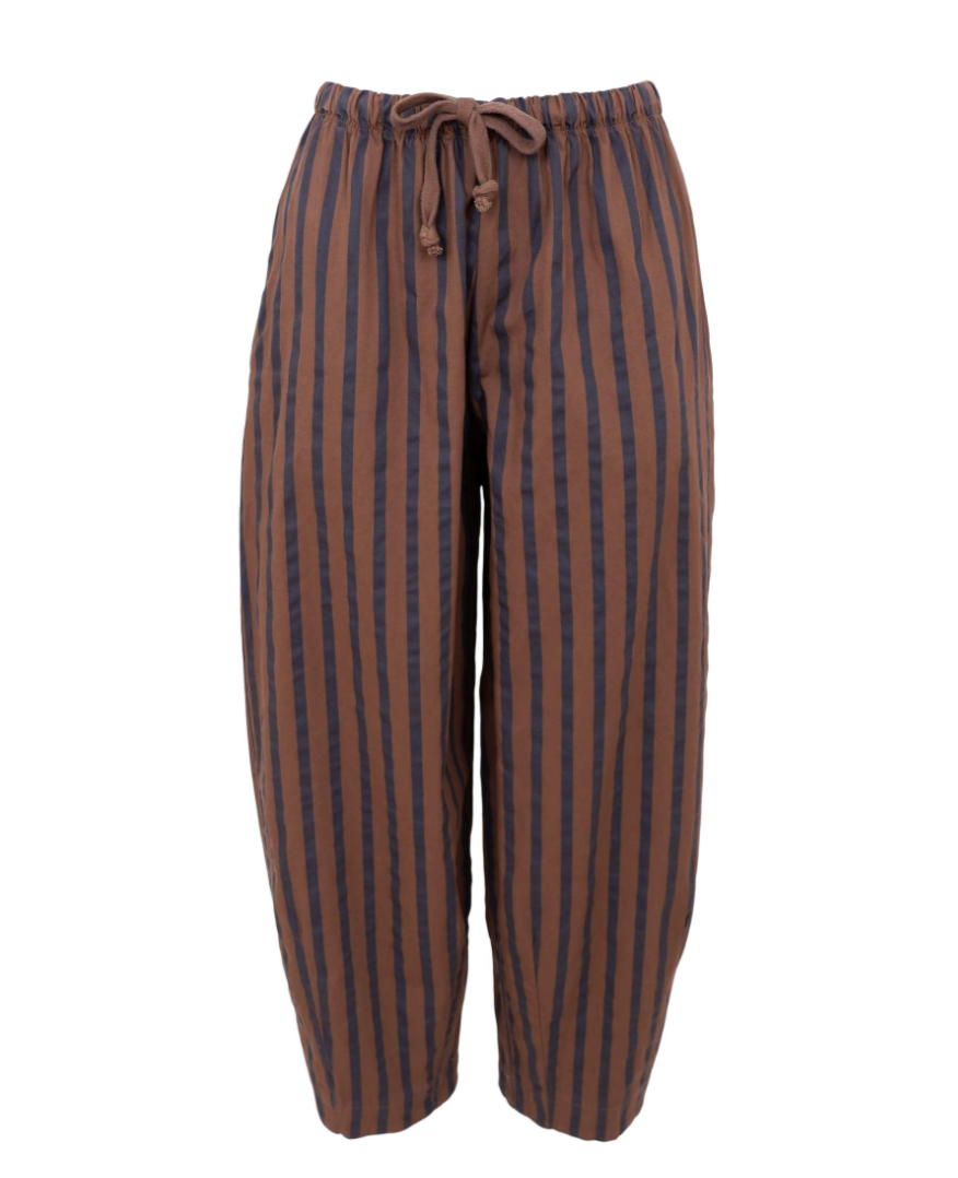 Black Colour BCMallu Barrel Pant Espresso