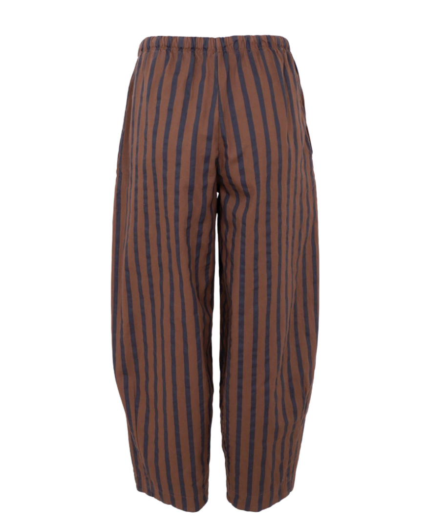 Black Colour BCMallu Barrel Pant Espresso