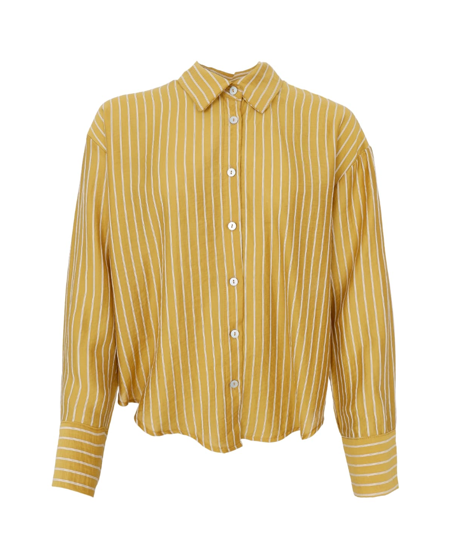 Black Colour BCMalone Shirt Mustard