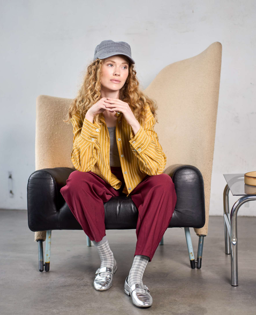 Black Colour BCMalone Shirt Mustard