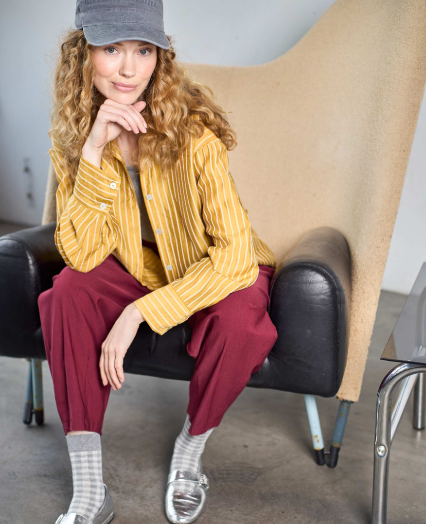Black Colour BCMalone Shirt Mustard