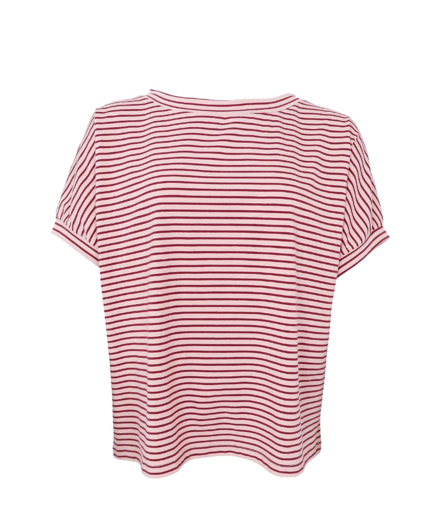 Black Colour BCMaya Loose Tee Rose