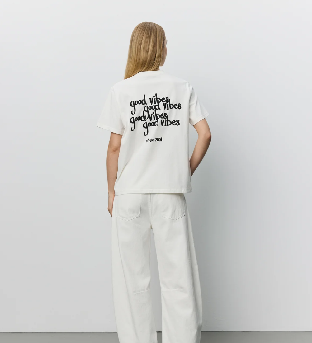 Sofie Schnoor RiverSW Printed Boxy T-shirt Off White